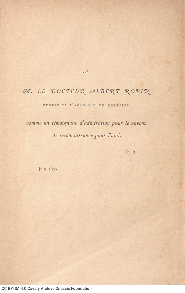 19 x 12 cm; 8 s.p. + 412 p. + 4 s.p., price of the book “3 fr. 50” on its spine. Handwritten signature of Peter Cavafy in